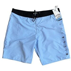 Billabong Blue and Black Board Shorts with Adjustable Fit